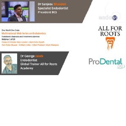 Image representing P850 Multinational Web Series on Endodontics